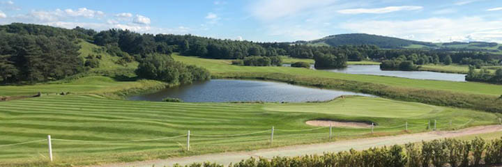 Drumoig golf course includes a number of challenging water features