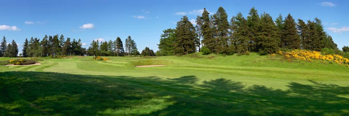 The 9th hole of the Queen's course at The Gleneagles Hotel