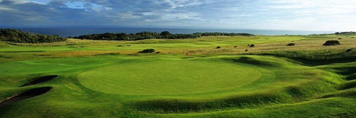 A view of the Gullane No 1 course at Gullane Golf Club