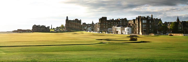 A view of the 18th hole at the Old Course, St Andrews