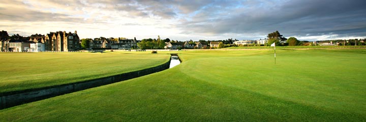 The 1st green of the Old Course, St Andrews