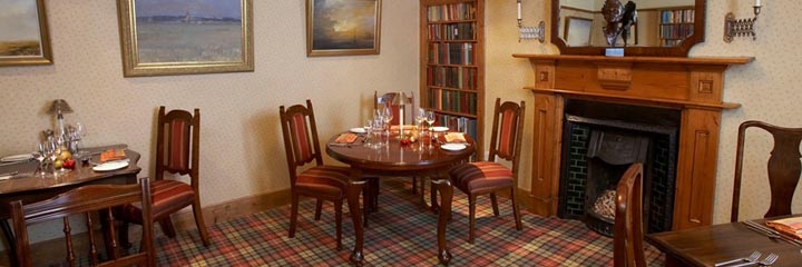 The Dining Room at 2 Quail bed and breakfast in Dornoch