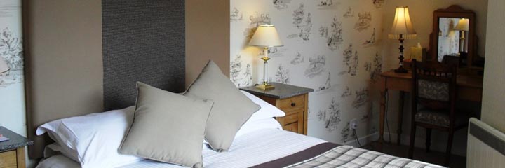 A double bedroom at the Albany Hotel in St Andrews