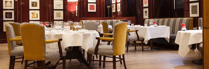 The Michelin starred Number One Restaurant at the Balmoral Hotel in Edinburgh