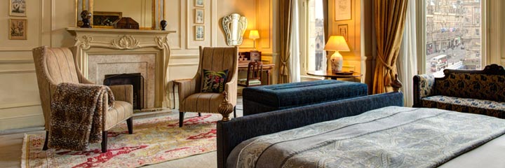 The Scone and Crombie Suite at the Balmoral Hotel in Edinburgh