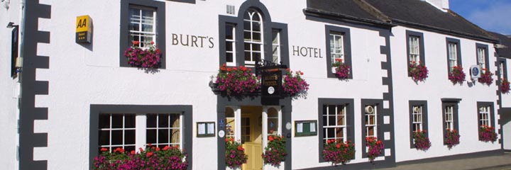 The exterior of the Burts Hotel in Melrose