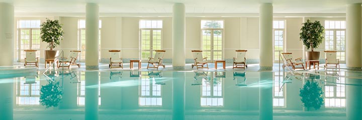 The swimming pool at the Fairmont St Andrews Hotel Spa
