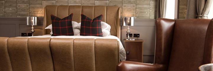 A Deluxe town facing bedroom at the Hotel du Vin St Andrews