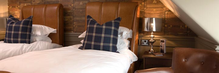 A Classic Twin bedroom at the Hotel du Vin St Andrews