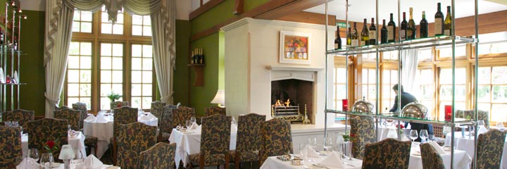 The Tapestry restaurant at the Lochgreen House Hotel, Troon