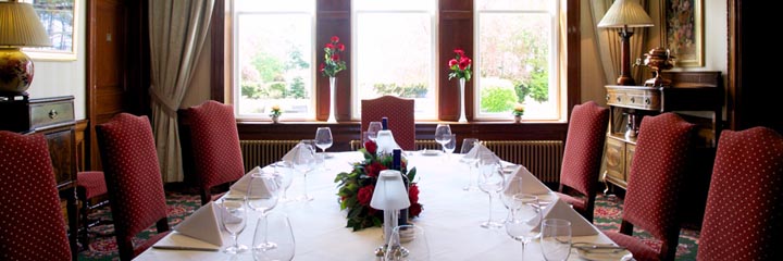 Private dining at the Lochgreen House Hotel, Troon