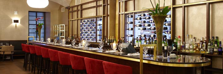 The Brasserie bar at the Malmaison Glasgow Hotel