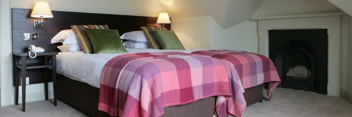 A twin bedroom at the Nether Abbey Hotel in North Berwick