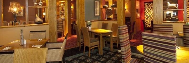 The Beefeater restaurant alongside the Premier Inn Glasgow Cumbernauld hotel