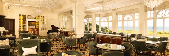The Grand Tea Lounge and Bar at the Trump Turnberry Hotel
