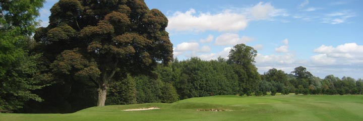 The 5th hole at Balbirnie Park golf course in Fife