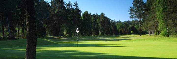 A view of the Lansdowne course at the Blairgowrie Golf Club
