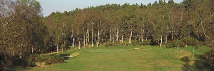 The 6th hole at Boat of Garten Golf Club