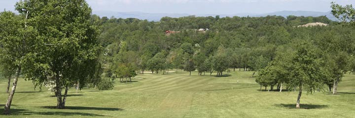 A view across Bridgend golf course