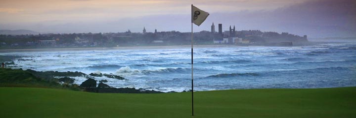A view from the Castle course, St Andrews towards St Andrews