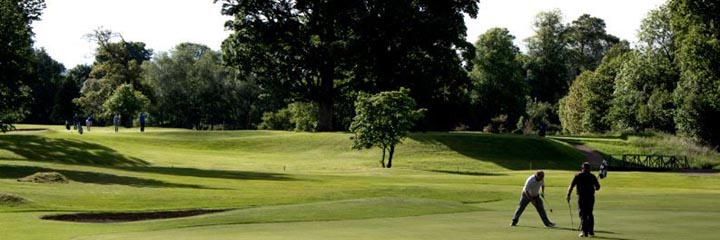 The 2nd hole on the Keir course at Cawder Golf Club, near Glasgow city centre