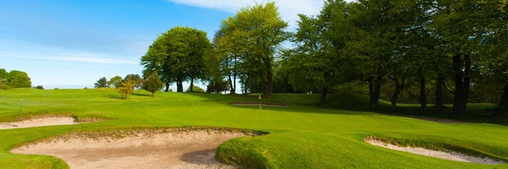 The 8th hole on the championship course at Cawder Golf Club