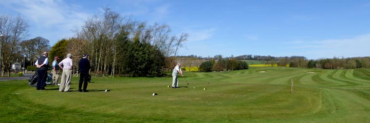 The golf course at Cluny Activities in Fife