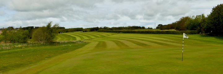 The 9 hole golf course at Cluny Activities in Fife