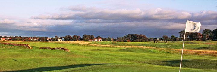 The 4th hole at Craigielaw Golf Club, from the green
