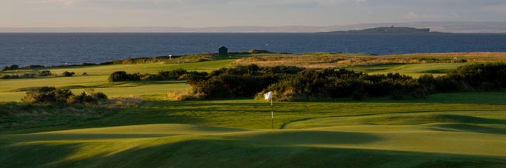 The 4th hole on Craighead Links at Crail Golfing Society