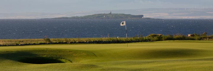 The 1st hole on Craighead Links at Crail Golfing Society