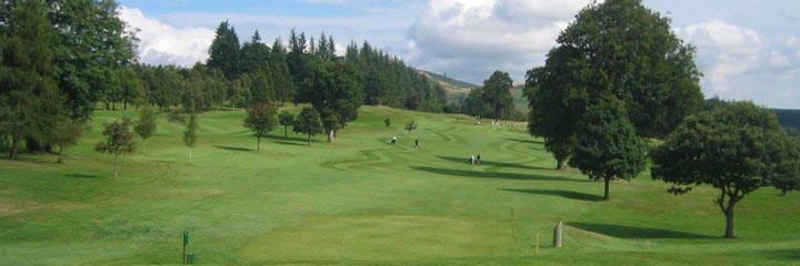 The 3rd hole of the Ferntower course at Crieff Golf Club
