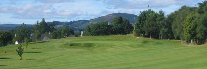 The 16th hole of the Ferntower course at Crieff Golf Club