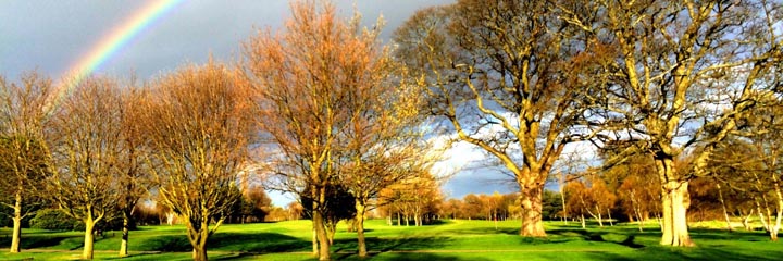 The 18th hole at Duddingston Golf Club
