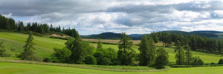 A view of Dufftown Golf Club