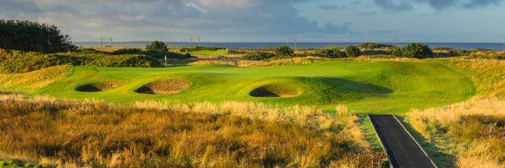 The 11th hole at Dundonald Links
