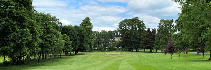 The golf course at Dunfermline Golf Club
