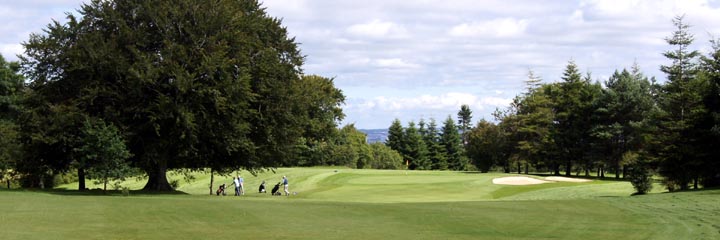 A view of East Kilbride golf course