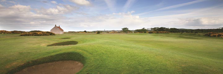 A view of the Eden golf course at St Andrews