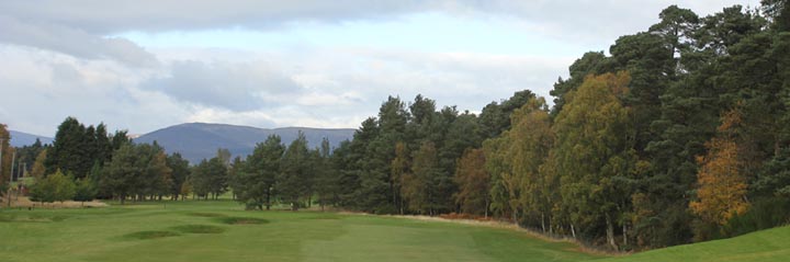 A view of the Old course at Edzell Golf Club