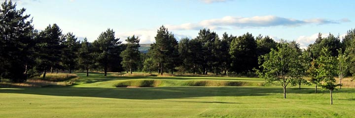 The 10th hole of the Old course at Edzell Golf Club