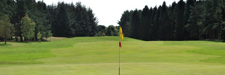 The 7th hole of the Old course at Edzell Golf Club
