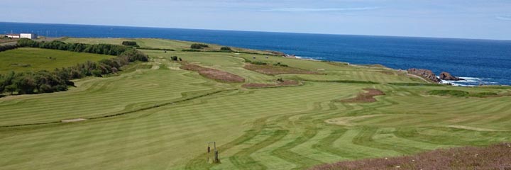 A view of Eyemouth Golf Club