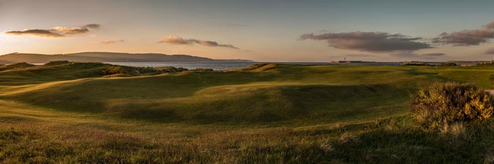 The 4th hole at Fortrose and Rosemarkie Golf Club