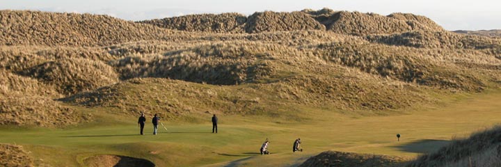 The 15th hole of the Corbiehill course at Fraserburgh Golf Club