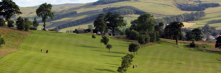 A view of Galashiels golf course