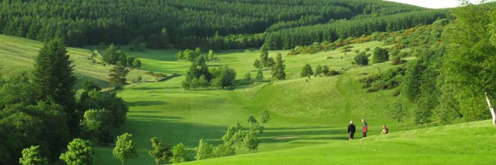 A view of Galashiels golf course