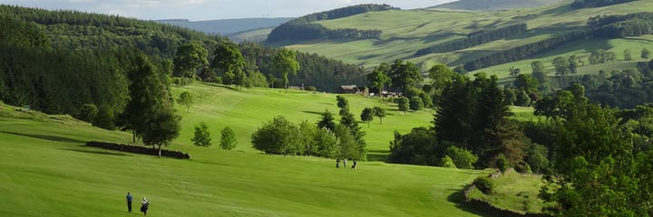 A view of Galashiels golf course