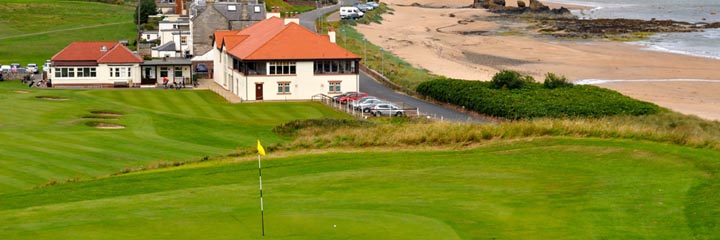 The 17th green of the Glen Golf Club, North Berwick