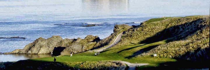 The 13th green of the Glen Golf Club, North Berwick